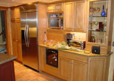 Traditional Kitchen cabinets and stainless steel appliances